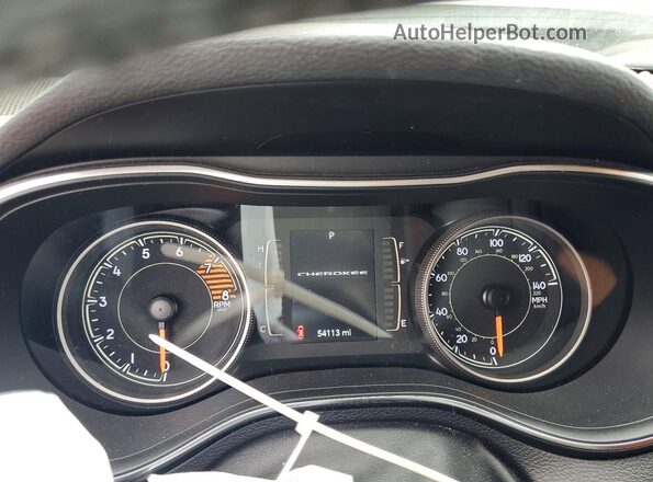 1C4PJMLX3KD307105 2019 JEEP CHEROKEE White უკანა სავარძლების ხედი
