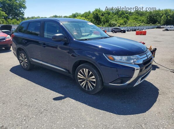 JA4AZ3A32KJ000822 2019 MITSUBISHI OUTLANDER Blue Вид спереду