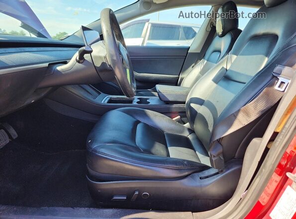 5YJ3E1EBXMF902886 2021 TESLA MODEL Red Առջևի վահանակի տեսք