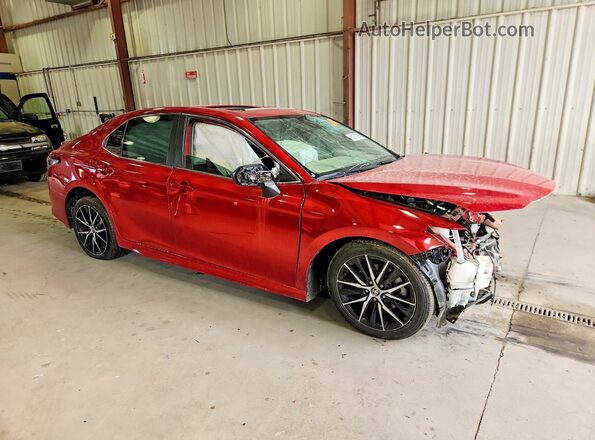 4T1S11AK7NU031432 2022 TOYOTA CAMRY Red Առջևի աջ