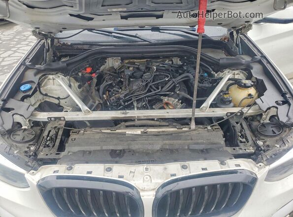 5UXTR9C50JLD62250 2018 BMW X3 White Engine compartment view
