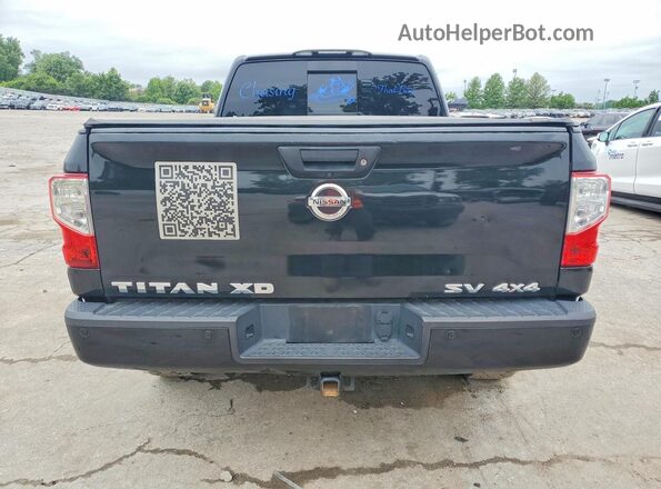 1N6BA1F47HN521802 2017 NISSAN TITAN Black Սալոնի դիմացի տեսք