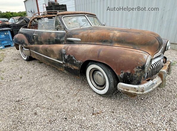 14851162 1948 BUICK SUPER Черный Задняя левая четверть