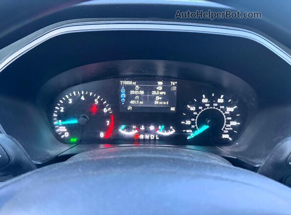 1FMCU9G61LUC28078 2020 FORD ESCAPE Белый Вид щитка приборов