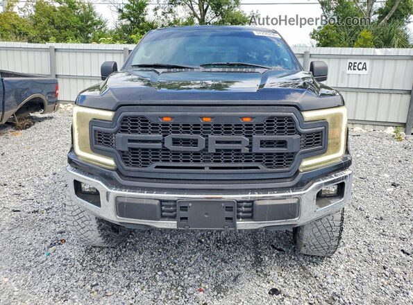 1FTEX1C56JKF68094 2018 FORD F150 Black Vista trasera
