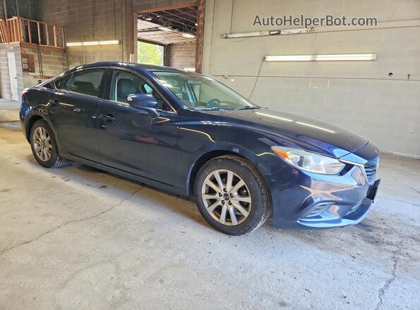 JM1GJ1U57G1411567 2016 MAZDA 6 Blue Widok z przodu