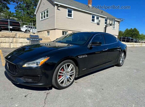 ZAM56YRS3J1285288 2018 MASERATI QUATTROPOR Black უკანა მარცხენა