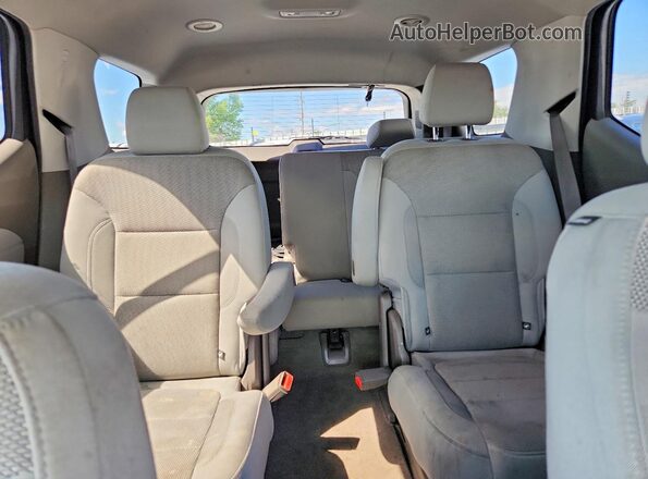1GNERGKWXKJ237931 2019 CHEVROLET TRAVERSE Black უკანა სალონის ხედი