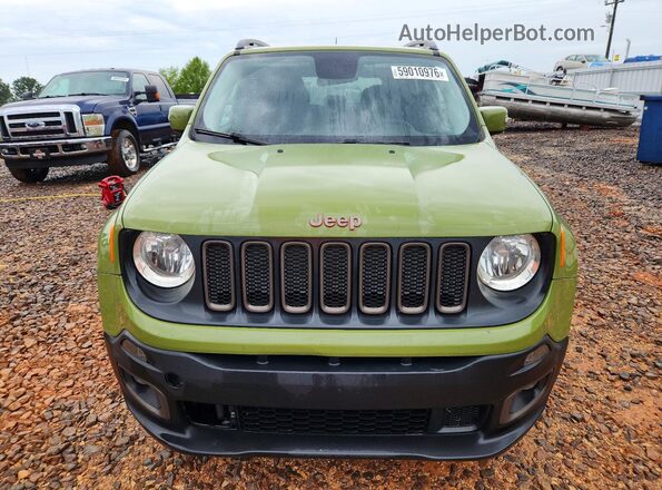 ZACCJBBT6GPC66009 2016 JEEP RENEGADE Green Widok z tyłu