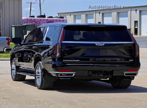1GYS4CKL6PR510374 2023 CADILLAC ESCALADE Black წინა მარჯვენა