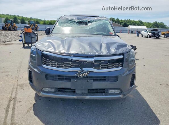 5XYP5DHC4LG060819 2020 KIA TELLURIDE Gray Вид ззаду