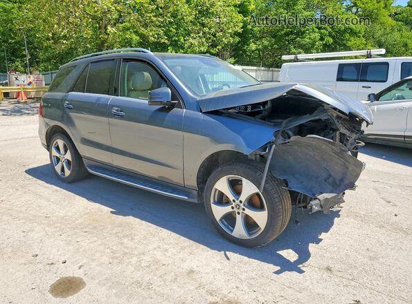 4JGDA5HB0HA975715 2017 MERCEDES-BENZ GLE Gray Դիմացի տեսք