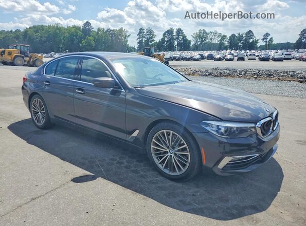 WBAJA5C37HG895037 2017 BMW 5 SERIES Brown Вид спереду