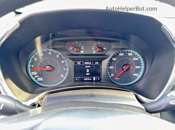 3GNAXJEV5JL383360 2018 CHEVROLET EQUINOX Серебряный Вид щитка приборов