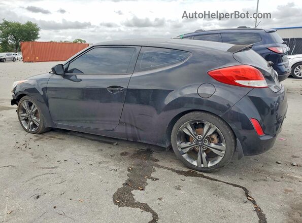 KMHTC6AD1HU317715 2017 HYUNDAI VELOSTER Black Tył prawy