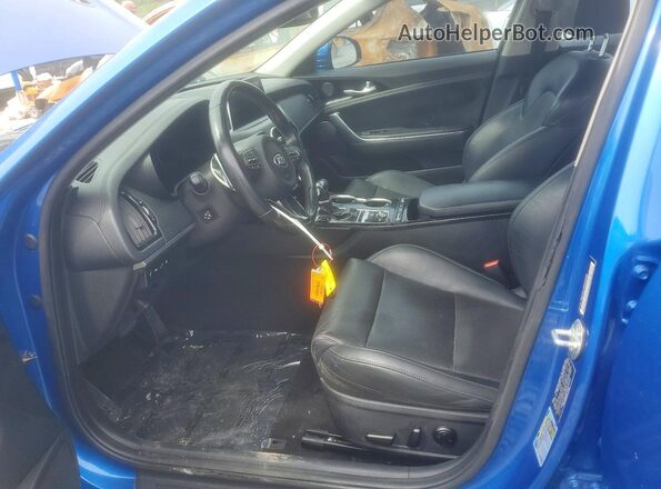KNAE25LA3K6064399 2019 KIA STINGER Blue 