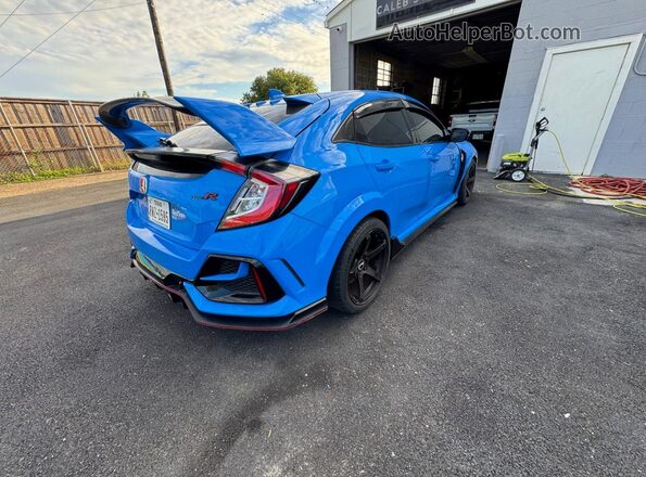 SHHFK8G7XMU202954 2021 HONDA CIVIC Blue Widok z przodu
