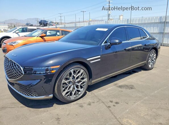 KMTFC4SD6SU049774 2025 GENESIS G90 Black Հետևի ձախ