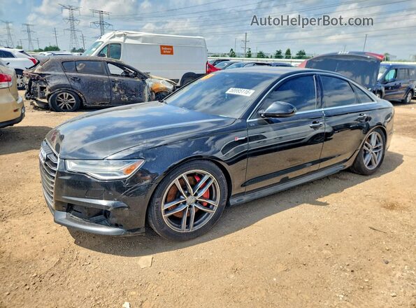 WAUFGAFC3GN070955 2016 AUDI A6 Black Trasero izquierdo