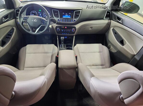 KM8J3CA22GU043878 2016 HYUNDAI TUCSON Черный Вид щитка приборов