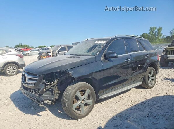 4JGDA5JB5HA819339 2017 MERCEDES-BENZ GLE-CLASS Black Tył lewy