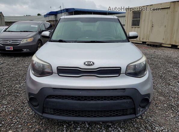 KNDJN2A23H7437706 2017 KIA SOUL Gray უკანა ხედი