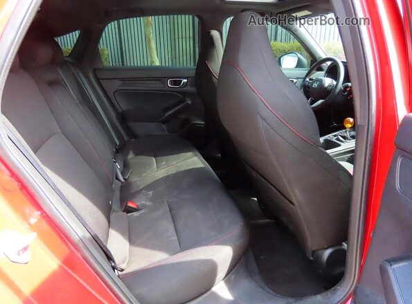 2HGFE1E52NH473702 2022 HONDA CIVIC Red წინა სალონის ხედი