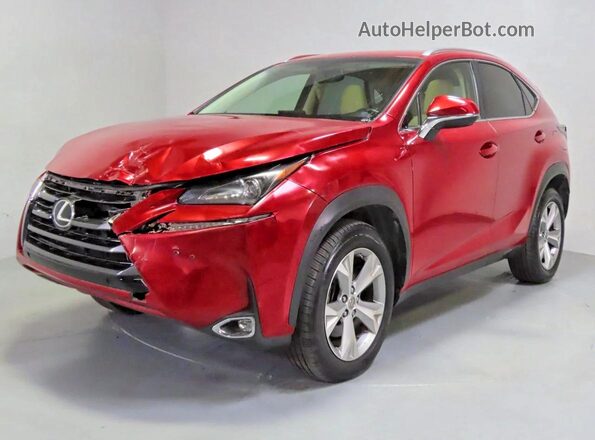 JTJBARBZ2H2127898 2017 LEXUS NX Red Rear right