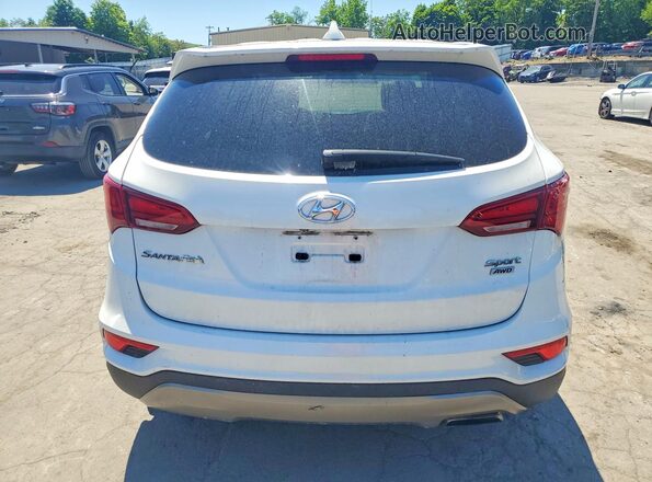 5XYZTDLB3HG382422 2017 HYUNDAI SANTA FE White Widok wnętrza z przodu