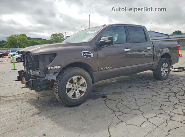 1N6AA1EJ8HN522119 2017 NISSAN TITAN Gray 