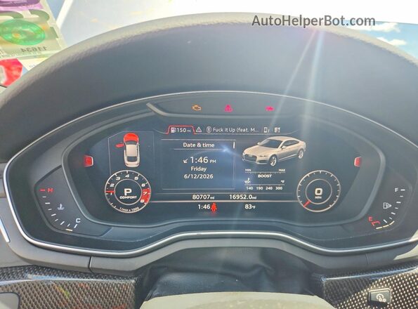 WAUB4CF55JA012347 2018 AUDI S5 Silver Rear seats view