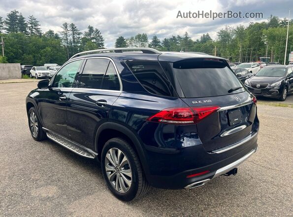 4JGFB4KB0LA053320 2020 MERCEDES-BENZ GLE-CLASS Синий Передняя правая четверть