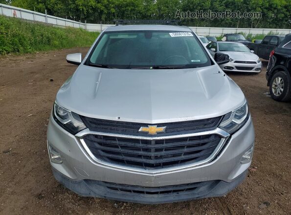 3GNAXKEX8JL165162 2018 CHEVROLET EQUINOX Silver Вид ззаду