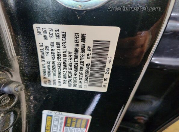 7FARW2H85JE045051 2018 HONDA CR-V Charcoal 