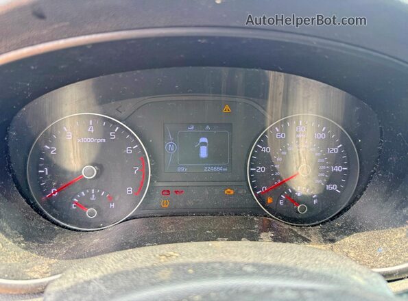 KNDPM3AC0K7513417 2019 KIA SPORTAGE Gray Вид щитка приладів
