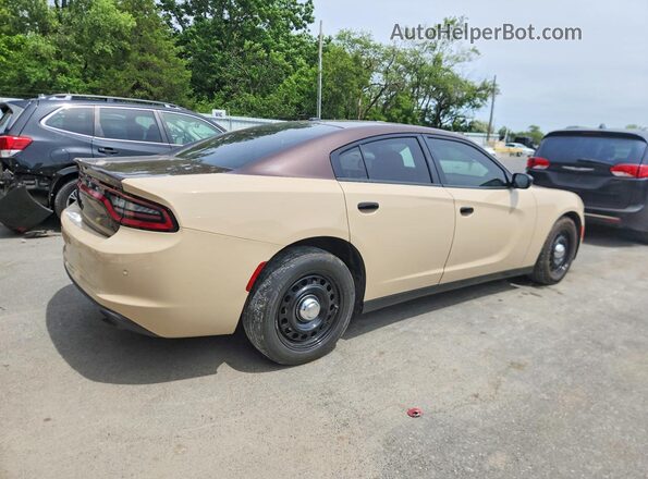 2C3CDXKT0KH611862 2019 DODGE CHARGER Brown Առջևի աջ