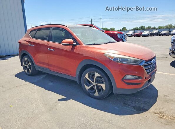 KM8J3CA27GU108708 2016 HYUNDAI TUCSON Orange Вид спереду