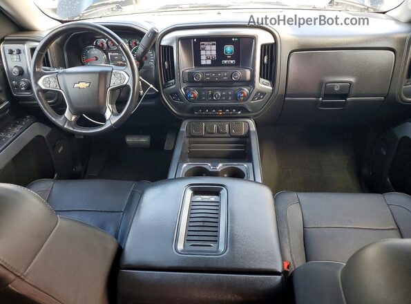3GCUKSEC1GG313199 2016 CHEVROLET SILVERADO Black ხელსაწყოთა პანელის ხედი