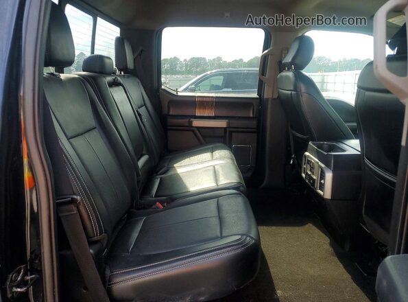 1FTFW1EG8JKE52224 2018 FORD F150 Black Vista interior trasera