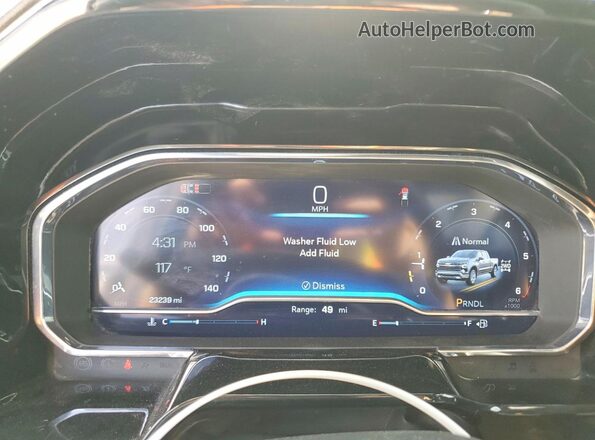 1GCPDKEKXRZ267468 2024 CHEVROLET SILVERADO Silver უკანა სავარძლების ხედი
