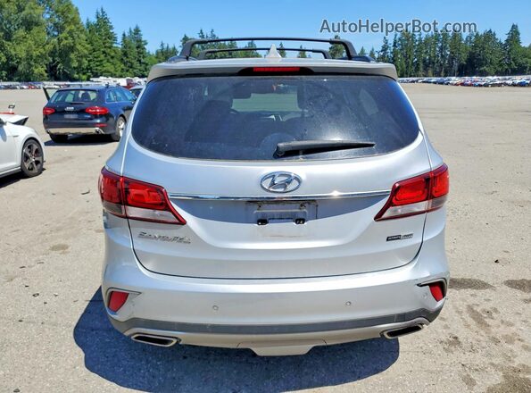KM8SRDHF6HU253693 2017 HYUNDAI SANTA Серебряный Вид салона спереди