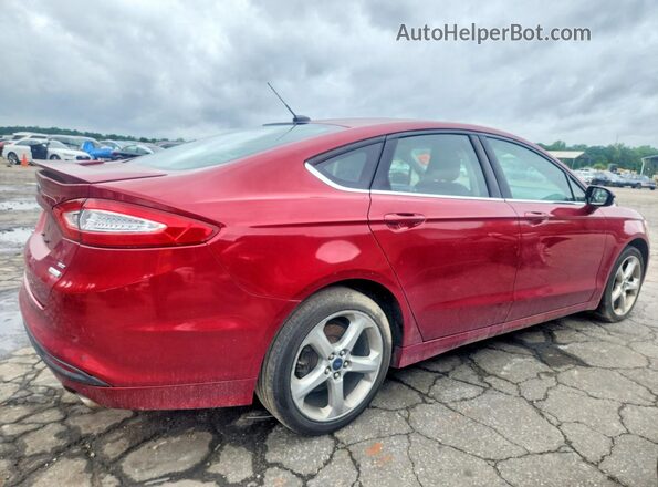 3FA6P0HD3GR295625 2016 FORD FUSION Red წინა მარჯვენა