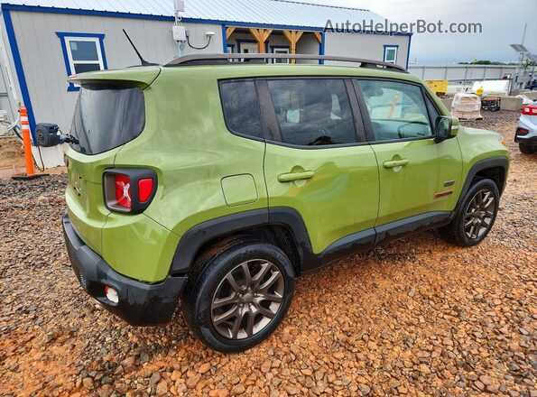 ZACCJBBT6GPC66009 2016 JEEP RENEGADE Green Przód prawy