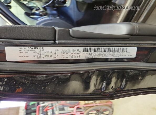 1C4RJFCG3JC387871 2018 JEEP GRAND Black სალონის 360-გრადუსიანი ხედი