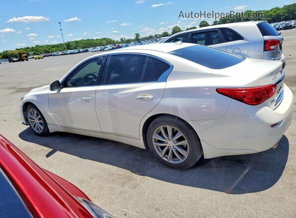 JN1EV7AR7GM343312 2016 INFINITI Q50 White უკანა მარჯვენა