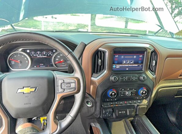 1GCUYHED5MZ345403 2021 CHEVROLET SILVERADO Black Vista de los asientos traseros