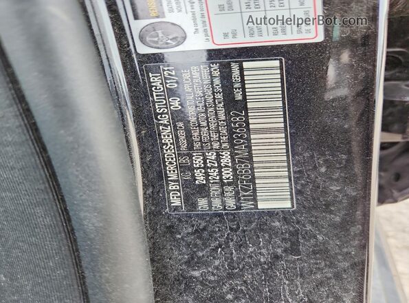 W1KZF6BB7MA936582 2021 MERCEDES-BENZ E Black 