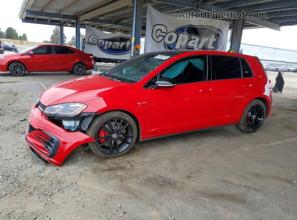 3VW6T7AU5MM002435 2021 VOLKSWAGEN GTI Red უკანა მარცხენა