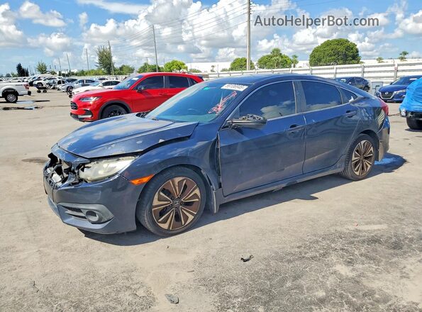 19XFC1F79HE021105 2017 HONDA CIVIC Blue Tył lewy