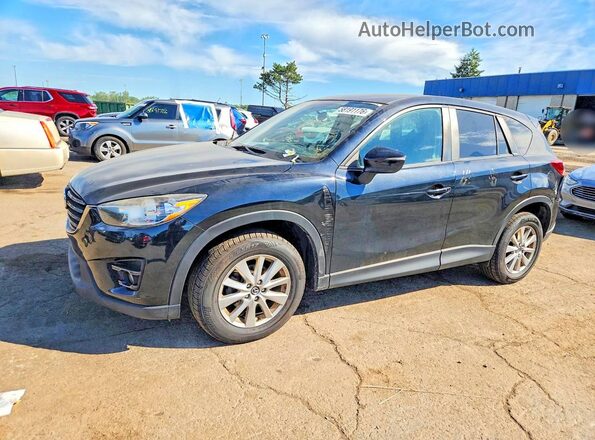 JM3KE4CY4G0770156 2016 MAZDA CX-5 Black Tył lewy